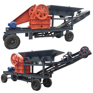 מגרסת לסתות עם מנוע דיזל, מגרסת אבן עם מנוע דיזל, מגרסת לסתות ניידת עם מנוע דיזל - Product Image 1