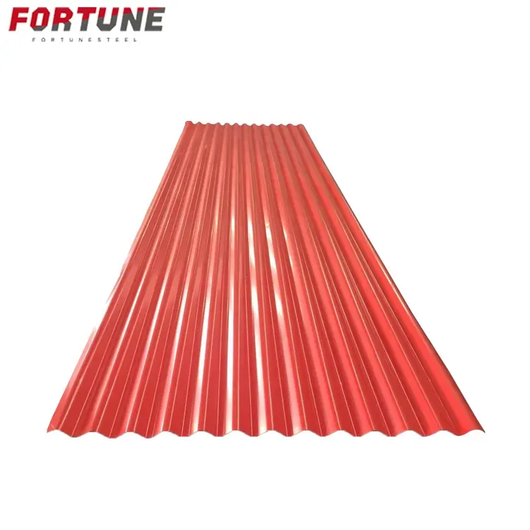 Prepainted Galvanized/Galvalume Corrugated steel roofing sheet