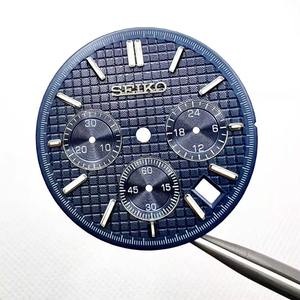 Accesorios de Lujo Nuevos, Esfera Verde de 33.6mm con Tres Agujas, Movimiento de Cuarzo VK63 Luminoso de Lujo, Piezas de Reloj - Product Image 5