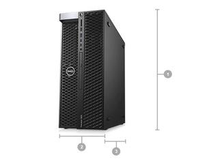 Station de travail graphique Dells Professional 7920 de haute qualité T7820 Station de travail de tour Dells Precision <span class=keywords><strong>7820</strong></span> - Product Image 2