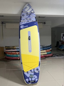 2026 New Arrival Unisex Paddle Board Ultra Stable Standup Drop Stitch <b>Inflatable</b> Sup for All Skill Levels HW15/6 Constru - Product Image 3