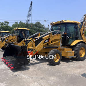 NEW Retroexcavadora CAT420 CAT426 CAT416 CAT432 Tractopelle 4x4 Caterpillar 420F 420F2 Chargeuse sur pneus avec bras d'extension - Product Image 1