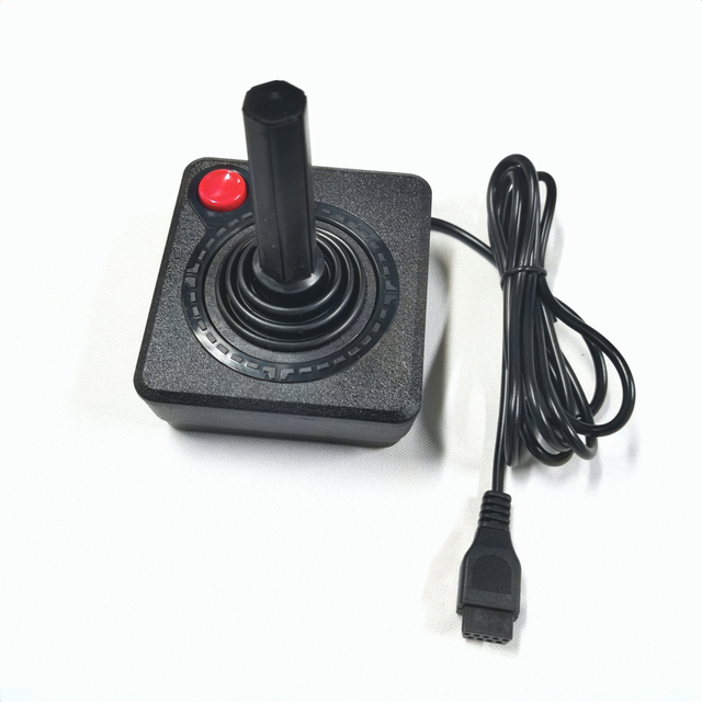Retro Classic Controller Gamepad Joystick for Atari 2600 Console System Black