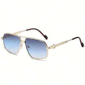 Gafas de Sol Polarizadas de Metal Retro para Mujer, Estilo Piloto con Doble Puente, para Hombre, Venta al Por Mayor, Moda 2022 - Product Image 6