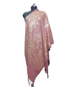 Stylish Embroidered Digital Print Viscose Shawl Long Fringe Winter Scarf Soft Warm Breathable Durable Elegant Fashion <b>Wrap</b> - Product Image 1