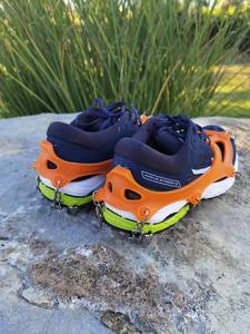 Vente en gros de crampons de ski à 19 griffes, meilleurs crampons de glace à chaîne antidérapants pour chaussures, pointes de randonnée en acier inoxydable - Product Image 4