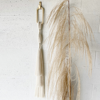 Nuevo Modelo INS de Macramé, Estilo Nórdico Bohemio Moderno, Tapiz de Pared de Cuerda de Algodón Ecológico para Sala de Estar