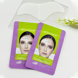 OEM masker dalam nyata kolagen Bio pengencang Korea, masker pembungkus kolagen nyata pelembap dahi dan keriput - Product Image 5