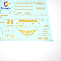 Papel Metálico para Transferencia de Agua Personalizado con Bajo MOQ para Figuras de Modelismo Mecha y Velas Aromáticas