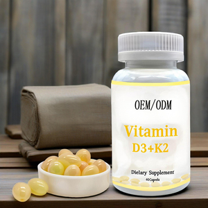 Capsule Morbide di Vitamina <span class=keywords><strong>D3</strong></span> 5000UI K2 Marca Propria, Supporto Immunitario per Adulti, Integratore per Ossa Sane, Durata di Conservazione 36 Mesi Escluse - Product Image 1