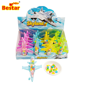 BESTAR Combo Snack per Bambini, Caramelle a Forma di Aereo da Caccia con Funzione Pull-Back, Colori Assortiti, Caramelle Dure al Gusto di Frutta - Product Image 1