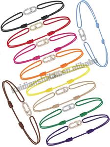 French Romantic 925 Sterling Silver Gold Plated Zircon Charm <b>Bracelet</b> Good Fortune Red Rope Adjustable Hand Jewelry <b>Sweet</b> - Product Image 5