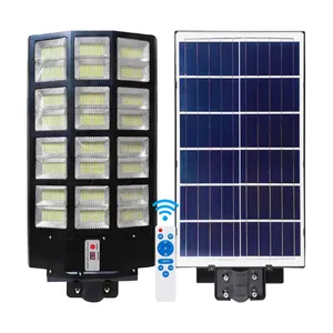 600W/800W/1000W/ Super Heldere Groothoek Zonne-Energie Straatlantaarn Buiten Met Bewegingssensor Voor Parkeerplaats Tuin Tuin Patio Stadion