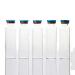 Produits de haute qualité 5ml flacons tubulaires en verre borosilicate transparent ambré pour asepsie