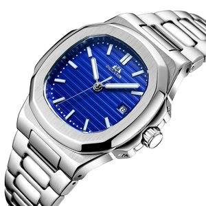 Reloj de lujo para hombre, reloj mecánico cuadrado totalmente automático de alta calidad para hombre, reloj de pulsera con calendario resistente al agua - Product Image 1