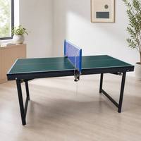 Table de ping-pong pliable compacte en MDF, idéale pour la maison, la salle de sport intérieure, un cadeau pour enfants, de qualité professionnelle, pour la compétition