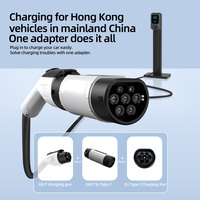 Adaptor Pengisi Daya EV GB/T ke Tipe 2, Promo! Ringkas dan Portabel, Hemat Tempat Penyimpanan untuk Mobil EV Tipe 2