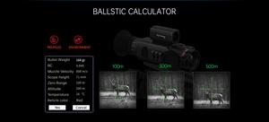 20x calcolatrice balistica intelligente ad alta definizione con dispositivo di visione notturna a doppio schermo - Product Image 5