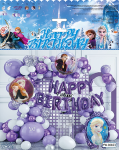 Globos de Látex con Diseño de <span class=keywords><strong>Frozen</strong></span>, Color Azul Nieve, Decoración de <span class=keywords><strong>Cumpleaños</strong></span>, Suministros para Fiestas, Juegos de Globos - Product Image 5