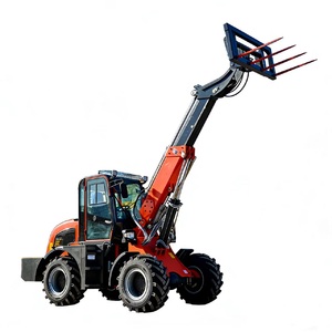 Chargeur télescopique diesel 4x4 avec attache rapide hydraulique, chargeuse sur pneus multifonctionnelle pour l'agriculture et la construction - Product Image 6
