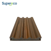 Revêtement de sol solide pour terrasse extérieure, jardin, résidentiel et commercial, en WPC de type M, antidérapant, résistant aux intempéries, fabriqué à partir de matériaux recyclés écologiques