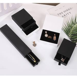 Premium Hoge Kwaliteit Kartonnen Ketting Ring Oorbel Lade Sieraden Geschenkdoos Met Zacht Schuim Kussen - Product Image 3