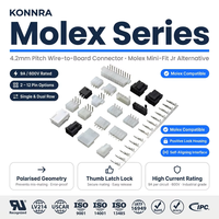 Conector Alternativo Molex Mini-fit Jr Mx4.2, Placa Intercambiable Konnra 5569-02a, Similar a Crimp Hrb, Reemplaza al Conjunto de Cable