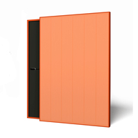 Tuiles solaires photovoltaïques personnalisables en couleur, système d'énergie solaire, 108 cellules, tout noir, demi-cellules, panneau solaire de type N IBC