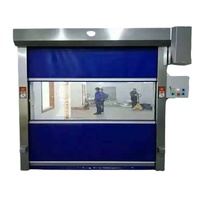 Puerta Enrollable de PVC Nano de Alta Velocidad de Wuxi Shelter Factory, Certificación CE, Uso Industrial/Comercial para Talleres Libres de Polvo