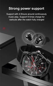 Smartwatch con Auricolari LICHIP T20 Pro <span class=keywords><strong>3</strong></span> <span class=keywords><strong>2</strong></span> in 1 N8 T10 S201 Orologio Intelligente con Auricolari Integrati - Product Image 4