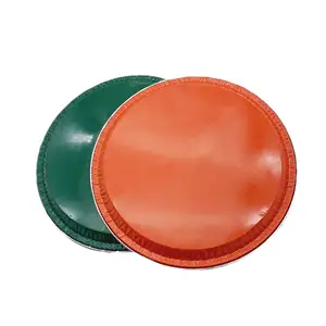 Trung Đông saudi arabia bao bì thực phẩm Vòng nhôm lá Pizza Chảo tròn phẳng dùng một lần sử dụng màu thiếc 12 inch 16 inch 3003