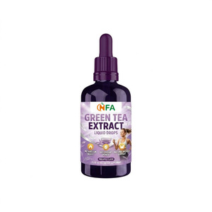 Extrait de thé vert liquide OEM ODM en gouttes, contient 250 mg d'extrait de thé vert, soutient le métabolisme, aide naturelle à la perte de poids - Product Image 1