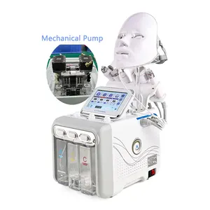 Mechanical Pump 7 in 1 hydro microdermabrasion Skin scrubber rf oxygen hydra jet peel facial machine