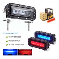 VENTE FLASH Lumière de zone à bande rouge LED pour chariot élévateur Zone dangereuse Lampe d'avertissement de zone dangereuse pour chariot élévateur