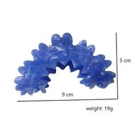 Pince à cheveux tendance en acétate bleu paon, forme géométrique, 9x5cm, personnalisable, vente en gros, pince griffe ondulée
