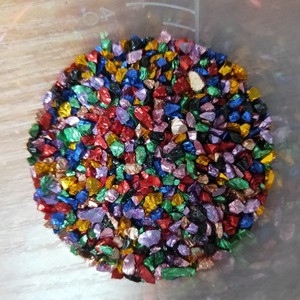 Meilleure vente de paillettes de verre concassé argent et or 50g par sac de verre irrégulier coloré pour l'artisanat des arts bricolage ongles brillants décoratifs - Product Image 5