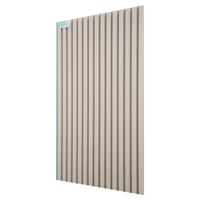 Cassette murale acoustique moderne préfabriquée, panneau grand format en PET recyclé, NRC élevé 80%, écologique, pour entrepôt, extérieur