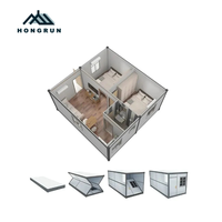 Maison préfabriquée à construction rapide 20 pieds 40 pieds Maison modulaire en conteneur pliable Camping Petite maison en conteneur pliable Bureau à domicile