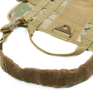 Harnais tactique réglable pour chien, gilet Molle camouflage avec 3 pochettes détachables, chaleco de seguridad - Product Image 3
