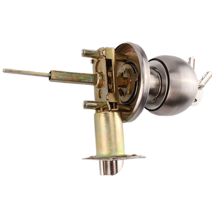 Nuovo modello di blocco a sfera a tre barre <span class=keywords><strong>per</strong></span> bagni durevole chiave-sblocca fermaporta con acciaio in lega di alluminio e Design a sfera in plastica - Product Image 4