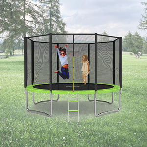 Zoshine большой крытый/открытый батут из ПВХ для домашнего детского сада, защитную сетку для прыжков, обоих развлечений из пены - Product Image 5