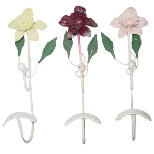 Rose Flower Iron Hook Wir legen großen Wert auf jedes Feedback. Geeignet für Schlafzimmer, Wohnzimmer usw. neu hand gefertigte Haken