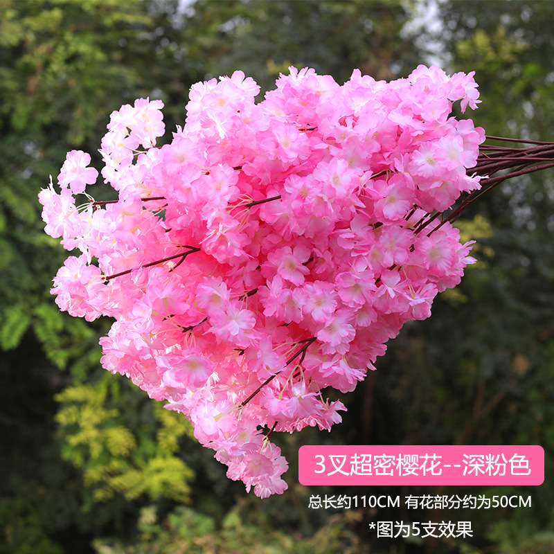3 fourchettes-rose foncé super dense
