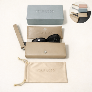 DHP Custom Sunglasses Gift Box and Bag Foldable Magnetic Paper Case Luxury Eyewear Packaging - Product Image 2