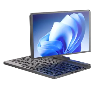 Grosir Laptop Mini 8 inci DDR5 Win 10 Win 11 2 in 1 siswa Netbook komputer ramping portabel layar sentuh Laptop untuk bisnis