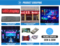 Papan Selamat Datang Program WiFi 12.6x6.3 inci Full Color IP54 Tahan Cuaca Perangkat Lunak RHXPlus Aplikasi Edit Multi-Bahasa HDR10 LED