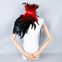 Écharpe en plumes colorées pour femme, taille et couleur personnalisables, confortable, pour costume d'Halloween, cosplay, châle de mode, boa de fête