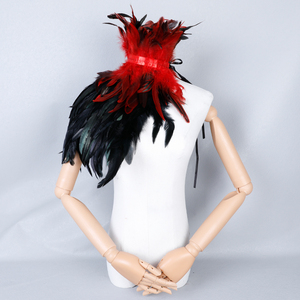 Bufanda de Plumas Coloridas para <span class=keywords><strong>Mujer</strong></span>, Personalizable en Color y Talla, Cómoda para Disfraces de Halloween, Cosplay, Moda, Fiesta - Product Image 5