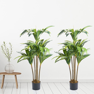 Árbol de Dracaena Artificial en Maceta, Planta Tropical Realista con Ramas Flexibles, para Interiores, Decoración para Acción de Gracias, Navidad, Bodas y Hogar - Product Image 1