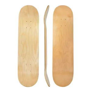 Skateboard Wood Type Cheap 31*8inch Blank Skate Board Decks Wholesale 7 Ply Wood Skateboard Decks 8